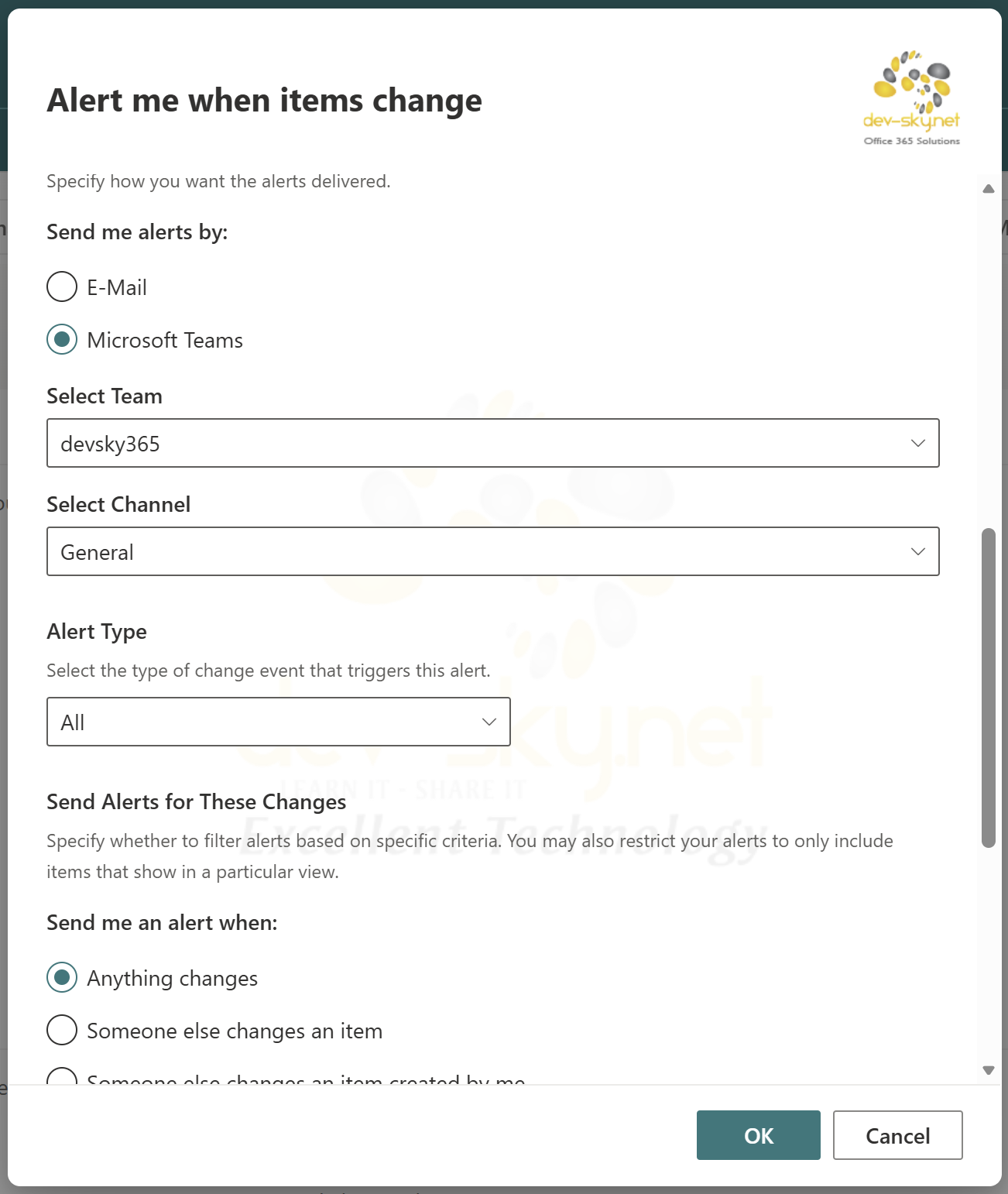 SP Notify – Teams integration